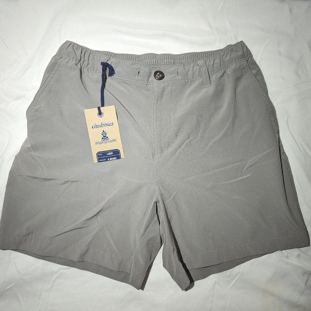 Chubbies Gray Everywhere Shorts L 6"